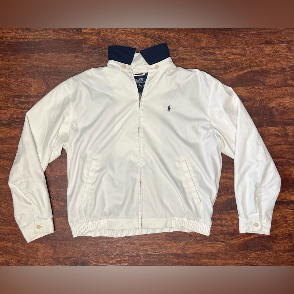 Polo by Ralph Lauren White Bomber Jacket